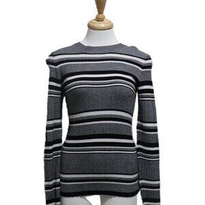 Gina Tricot Women's Black & White Sweaters